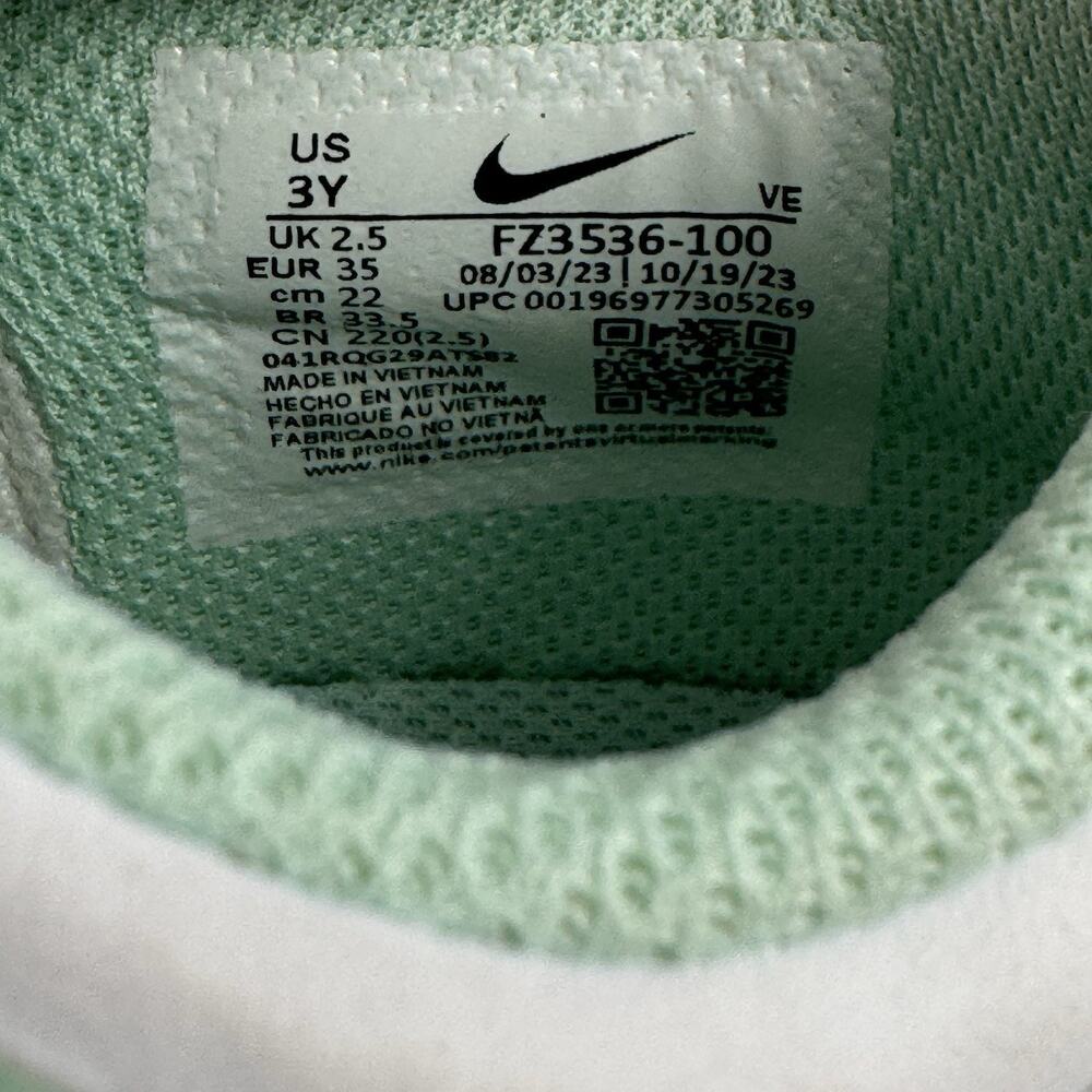 Nike Dunk Low Youth Size 3Y White/Mint Foam PS FZ3536-100 2023 - Picture 8 of 8